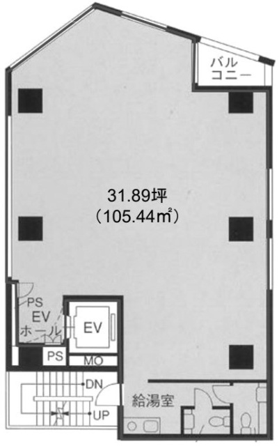 ラウンドクロス西新宿11F 間取り図
