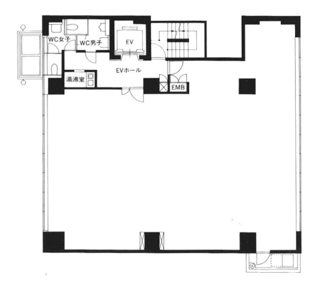 第3大東ビル4F 間取り図