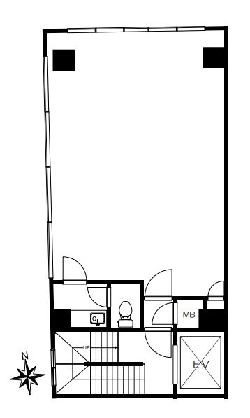 サンエイビル4F 間取り図