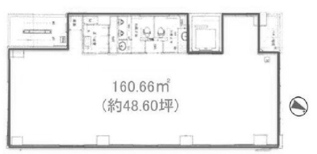 新橋中央ビル1F 間取り図