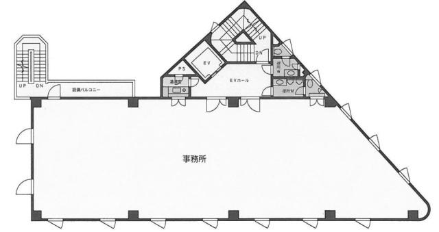 四谷3丁目ビル5F 間取り図