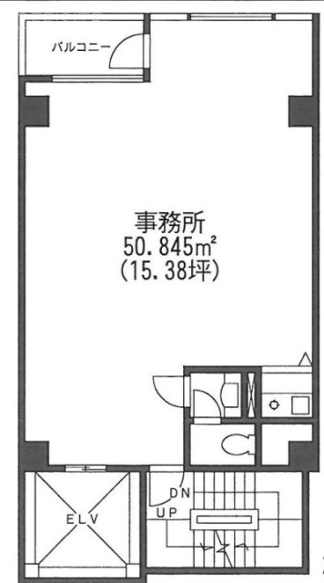 協栄三崎町ビル3F 間取り図
