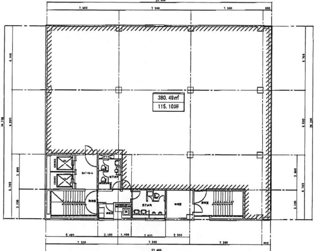 第二柳屋ビル7F 間取り図