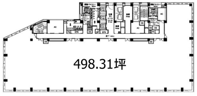 浜離宮三井ビルディング1001 間取り図