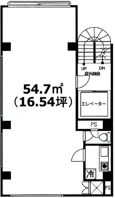 第2NHビル2F 間取り図