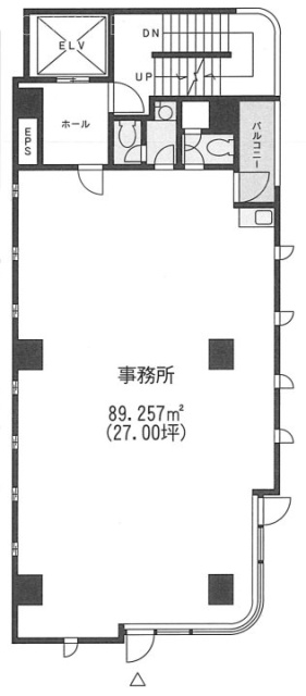 アルファエイチビル3F 間取り図