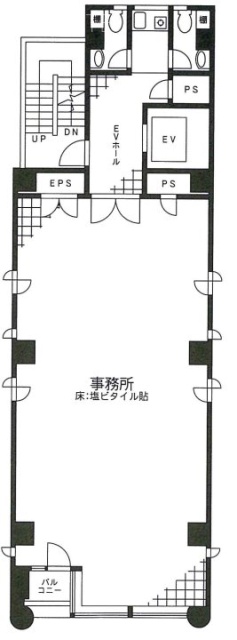 NST小網町ビル6F 間取り図