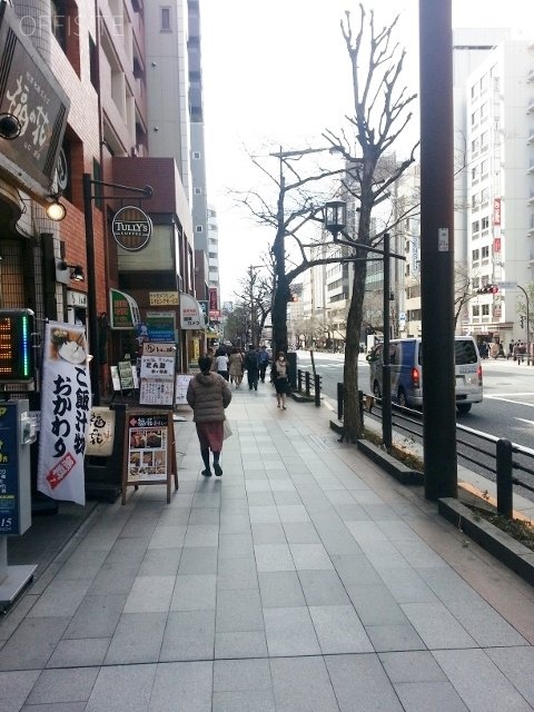 九段渋木ビル ビル前面道路