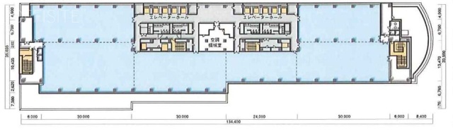 渋谷マークシティ20F 間取り図