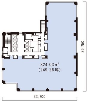 内幸町東急ビル6F 間取り図