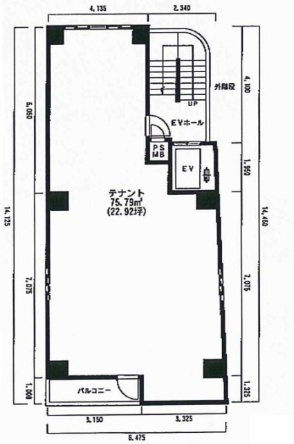 リブレ吉野ビル1F 間取り図