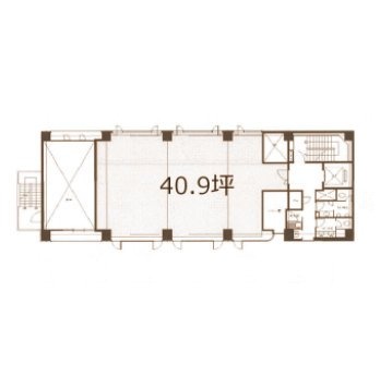 巴町アネックス2号館4F 間取り図