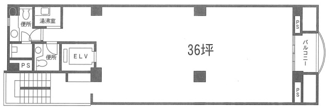 陶香堂(とうこうどう)ビル5F 間取り図