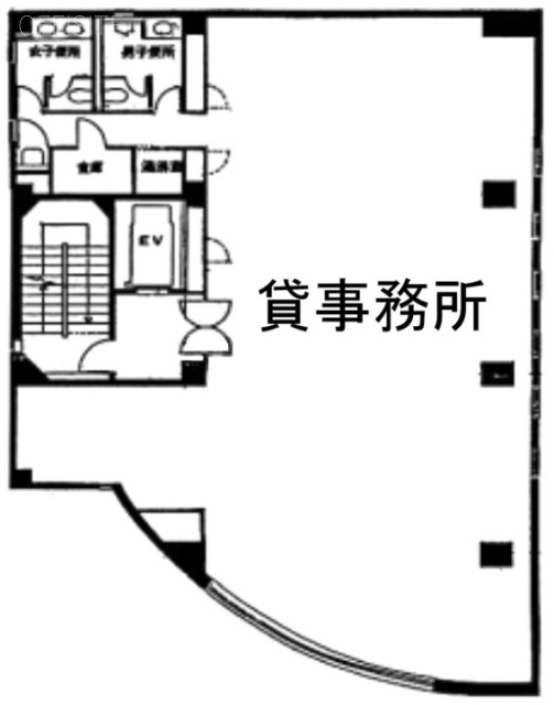 S&T神宮前ビル1F 間取り図