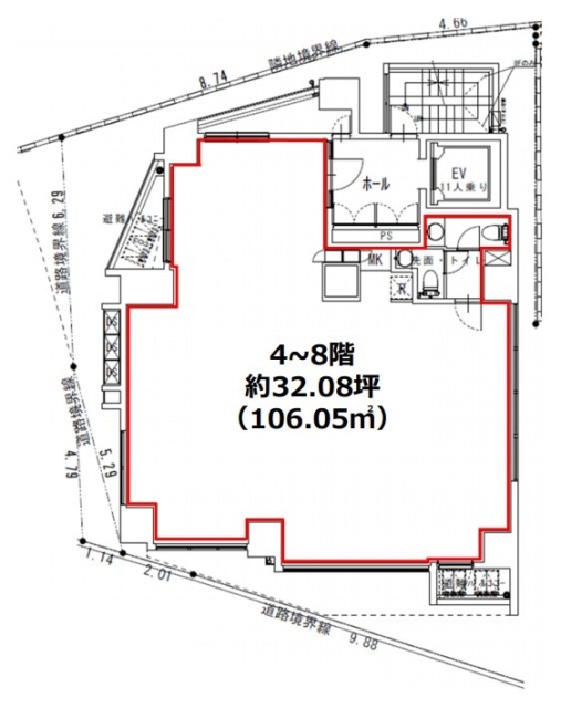 SIL西新宿6F 間取り図