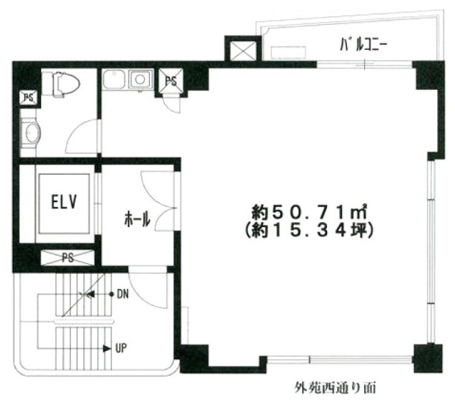 高島ビル5F 間取り図