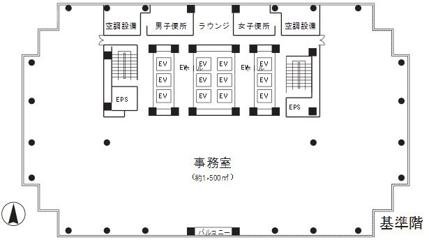 武蔵小杉タワープレイスC 間取り図