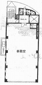 新宿F2ビル3F 間取り図