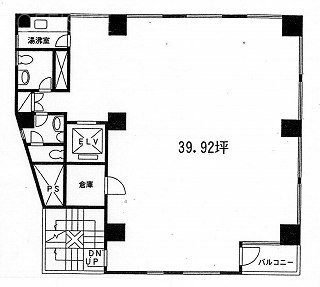 芳和三田綱坂ビル6F 間取り図