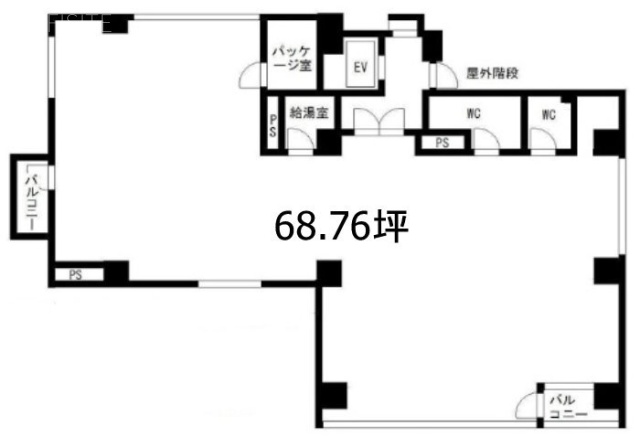 パレ・ウルー5F 間取り図