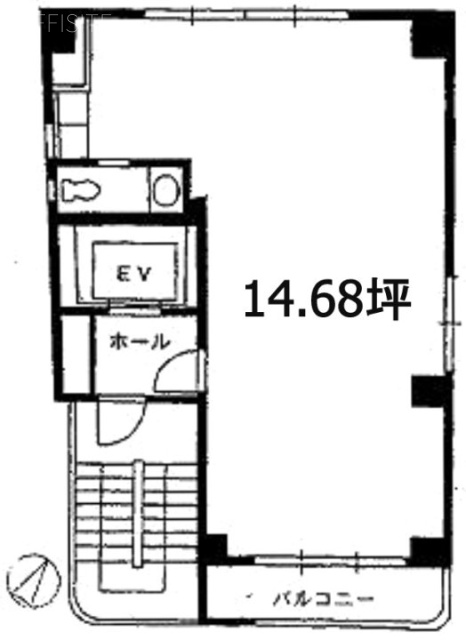 ブラッサム目黒3F 間取り図