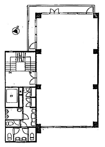 アデックス一番町601 間取り図