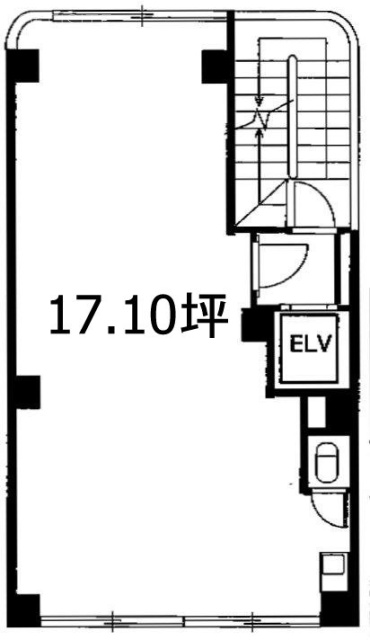 湯島加藤ビル5F 間取り図