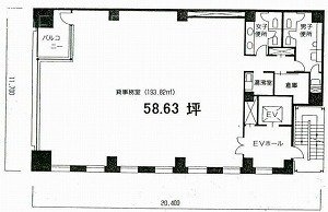 JS渋谷ビル6F 間取り図