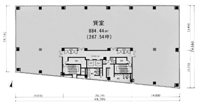 住友不動産第2東陽ビル2F 間取り図