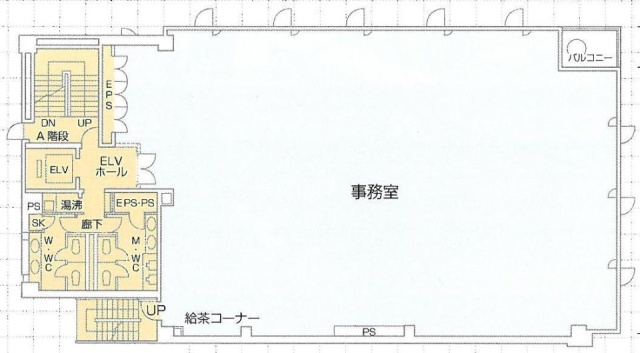 コルティス大塚ビル6F 間取り図