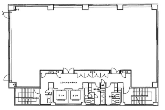 NREG芝公園ビル4F 間取り図