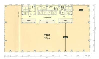 台場ガーデンシティビル10F 間取り図