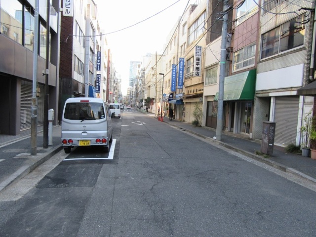 加部ビル ビル周辺道路