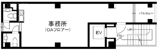 コリーヌ神楽坂1F 間取り図