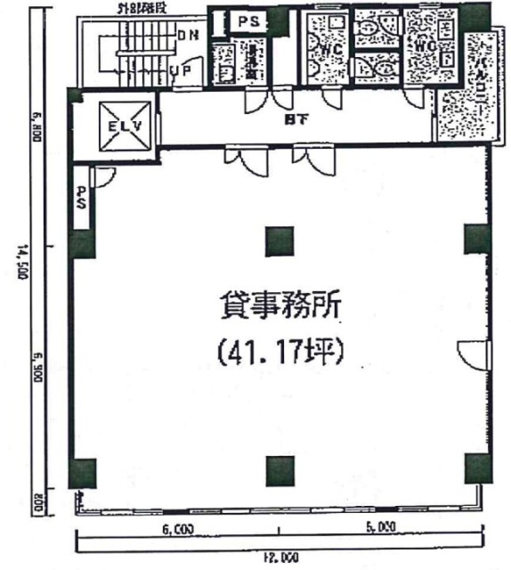 鈴仙ビル7F 間取り図