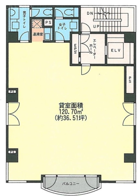 アセンド新橋ビル5F 間取り図