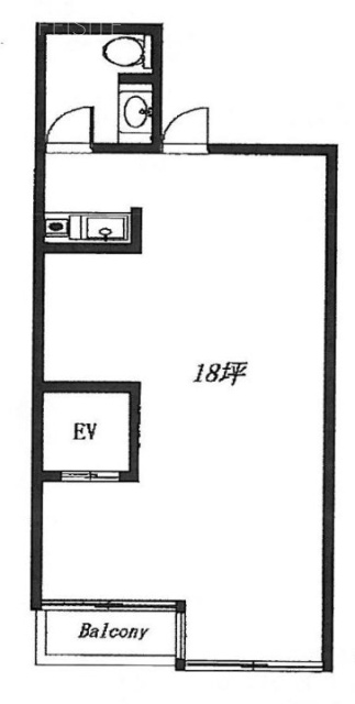 浜松町フォーラムビル401 間取り図