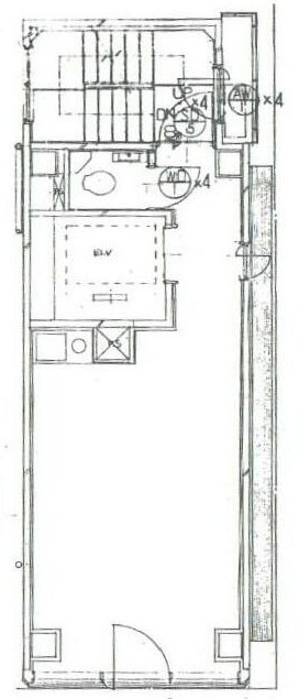 小林ビル5F 間取り図