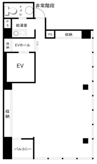 NSK日本橋浜町ビル4F 間取り図
