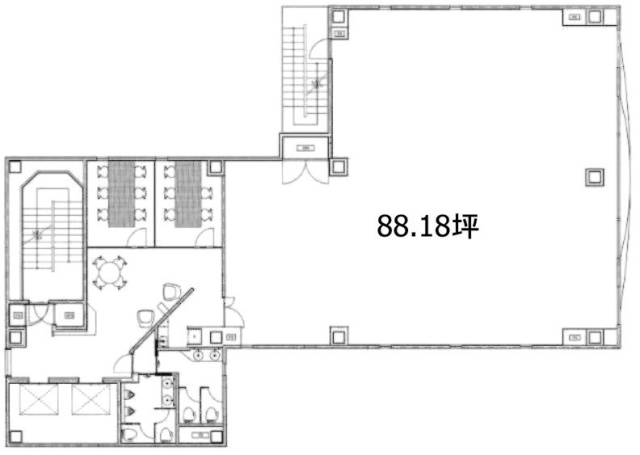 CTビル6F 間取り図