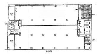 築地浜離宮ビル1F 間取り図