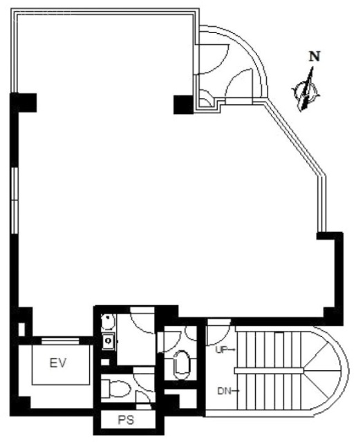 新宿五城ビル5F 間取り図
