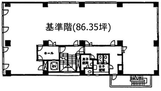 新宿JECビル4F 間取り図