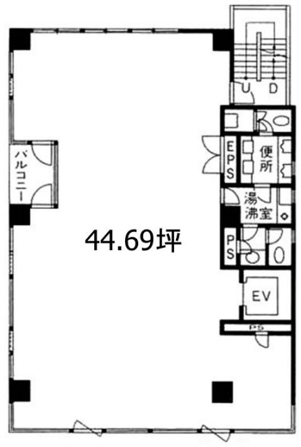 黒須ビル7F 間取り図