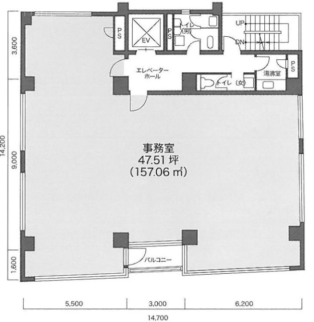 ナルコビルA 間取り図