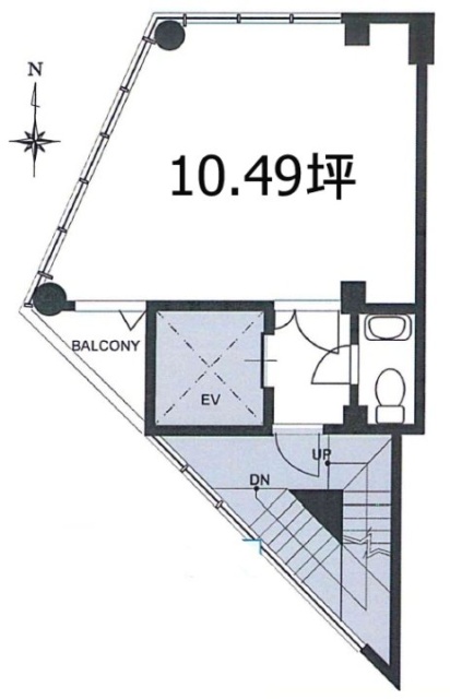 セブンビル5F 間取り図