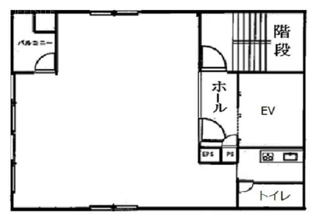 報道ビル4F 間取り図