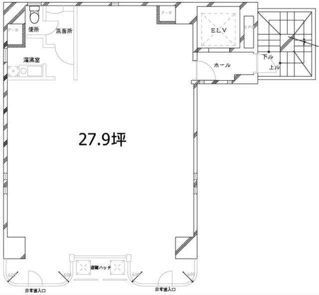 ヒューリック秋葉原ビル8F 間取り図