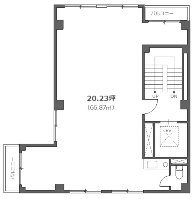 エイフ西浅草4F 間取り図