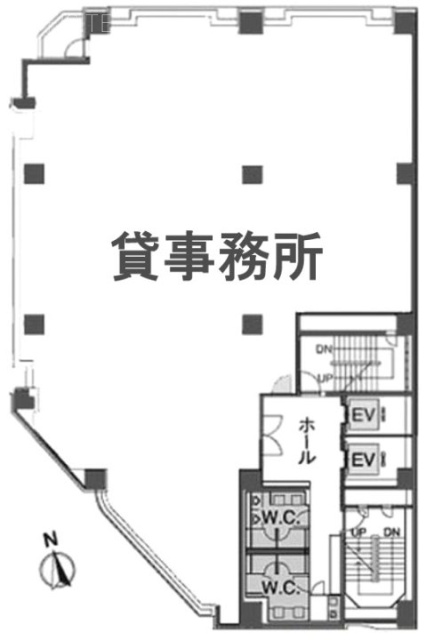 横浜第一ビル4F 間取り図